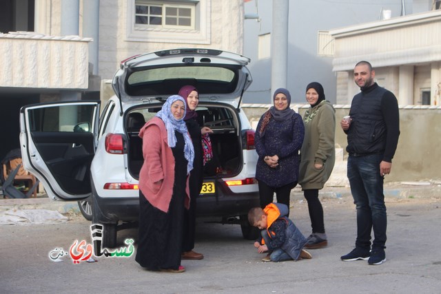  كفرقاسم : فوج الطائرة والثاني من عمرات الشتاء يغادر البلدة الى الديار الحجازية عبر مطار بن جوريون مع الاداري زهير العمشه  ابو الصراط  